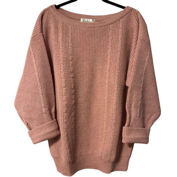 dalton Sweaters - Dalton Vintage Wool Rose Pink Sweater